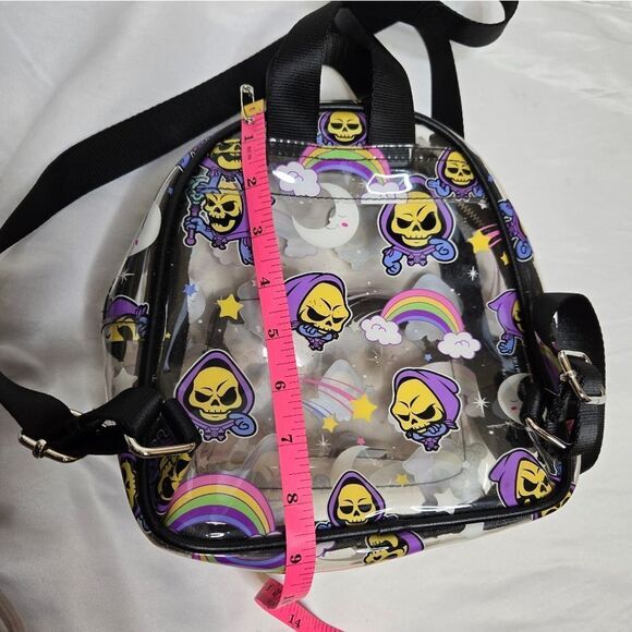 KILLSTAR Skeletor Masters of the Universe not cute clear mini backpack - Picture 11 of 12